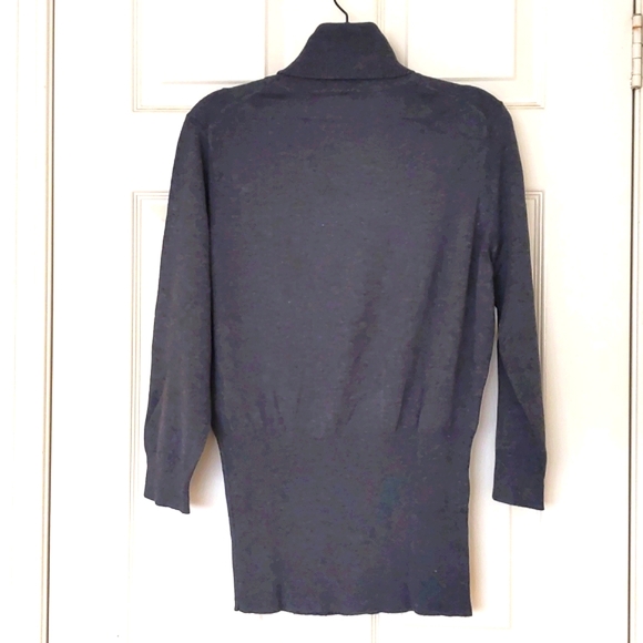 NWT. Express Woman's Rayon blended turtleneck sweater with front design. - Picture 5 of 5